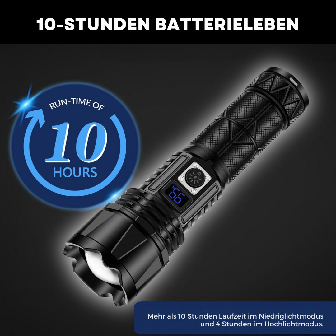 UltraHelle, Zoombare King Shop Taschenlampe