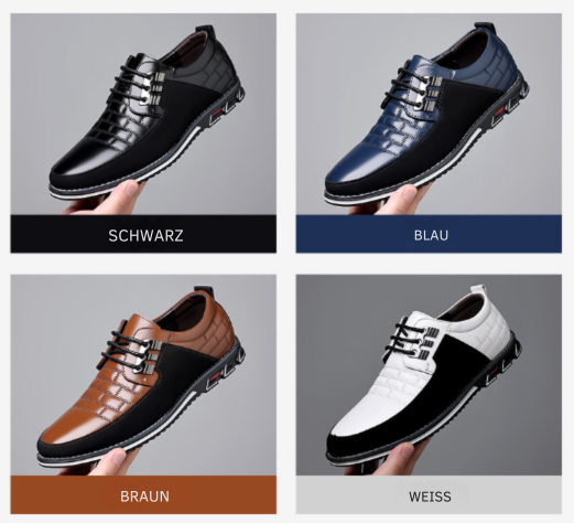 King Klassische Handgefertigte Lederschuhe