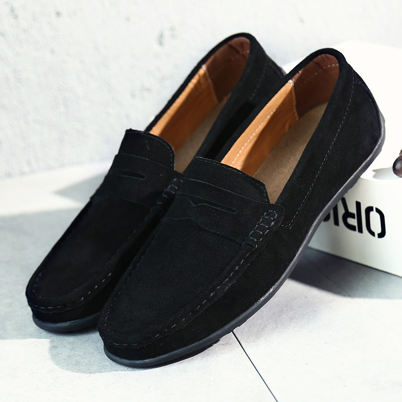King Shop Luxuriöse Wildleder-Slipper