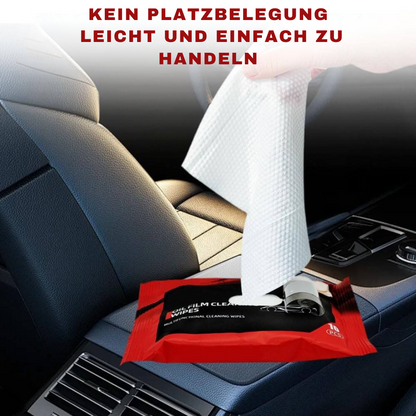 KingFilm Feuchttücher zum Entfernen von Ölfilm von Autoglas