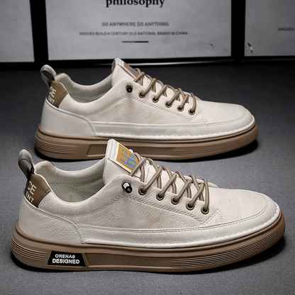 King Shop Britische Echte Leder Freizeitschuhe