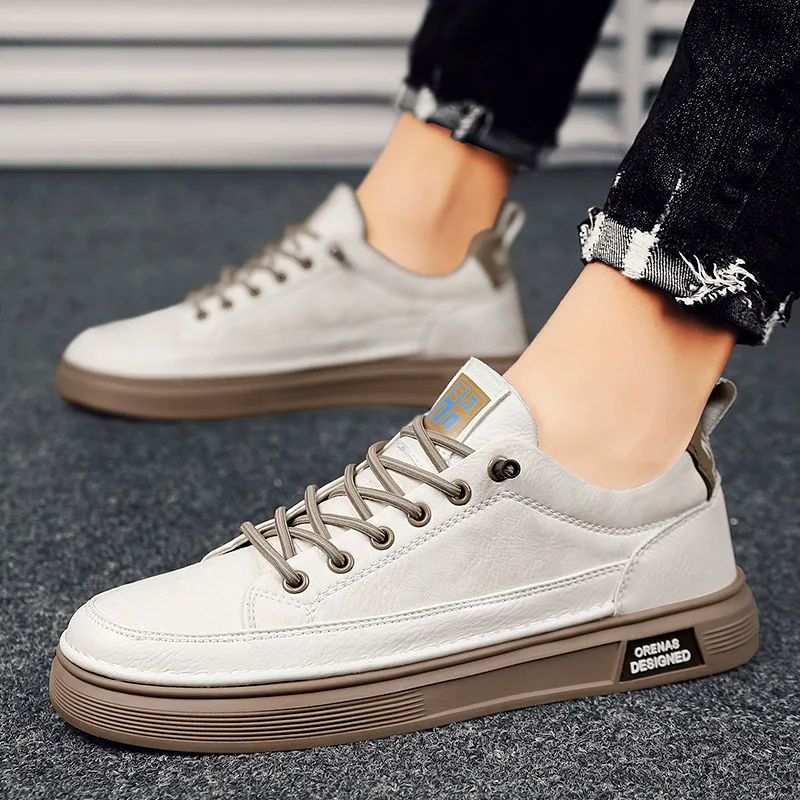 King Shop Britische Echte Leder Freizeitschuhe