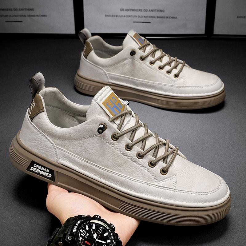 King Shop Britische Echte Leder Freizeitschuhe